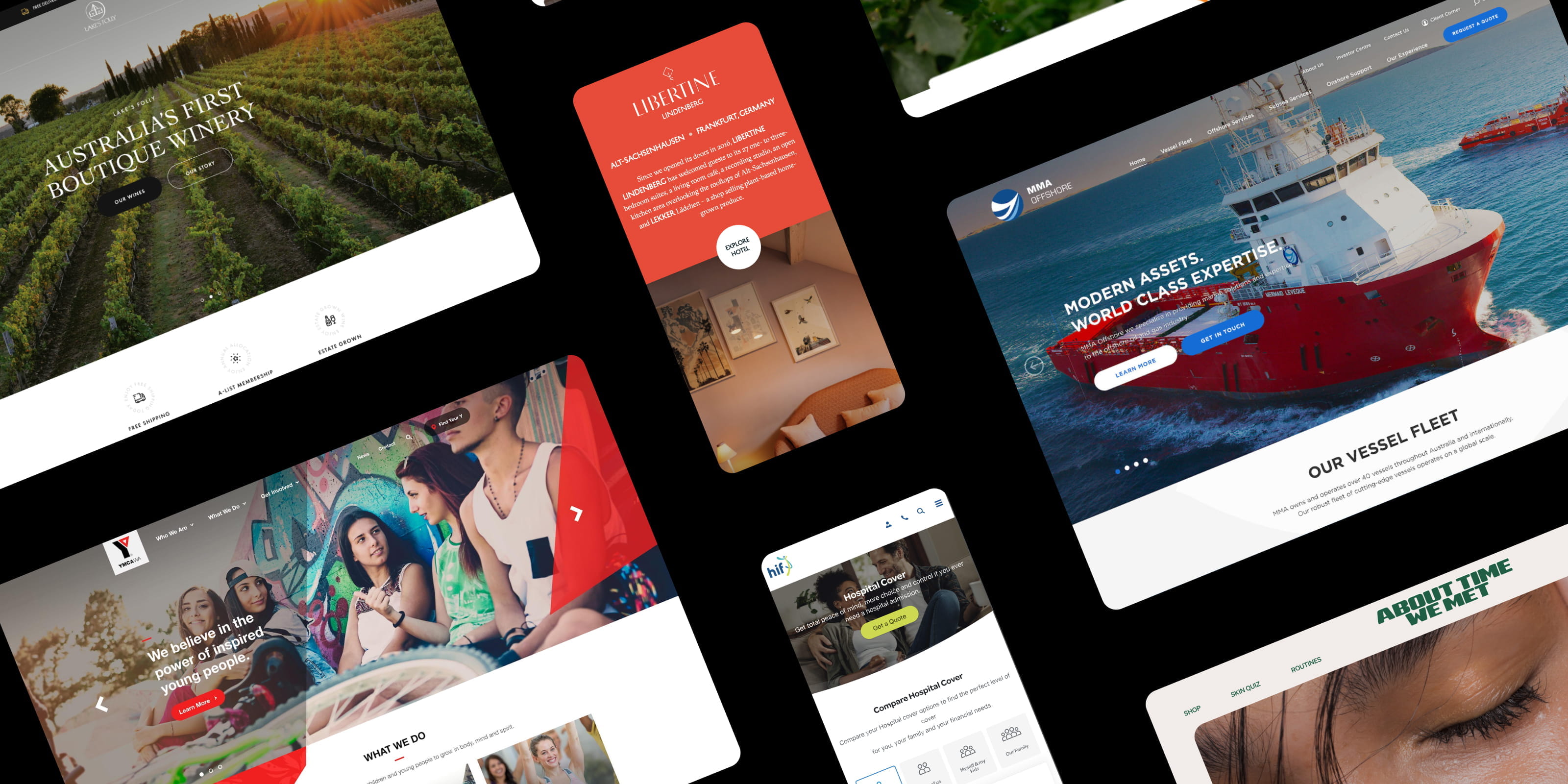 Intale web development Berlin team designed modern websites